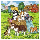 Ravensburger 3x49 Parça Puzzle Tatlı Hayvancıklar  080021 - 3