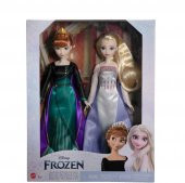 Disney Frozen Karlar Ükesi Prensesleri Anna ve Elsa 2li Paket HMK51 - 5