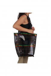 Glipet Omuz Askılı Şeffaf Kedi-köpek Taşıma Çantası 41*39*14 Cm 6 Kg Black Rainbow - 2