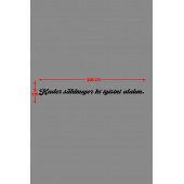 Araba Cam Yazı Sözleri -Ticari-Servis-Dolmuş-panelvan Uzun Sticker Model 9 - 1