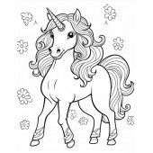 Sevimli Unicorn Boyama Kitap Seti (2 Kitap) thumbnail 4