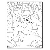 Sevimli Unicorn Boyama Kitap Seti (2 Kitap) thumbnail 5