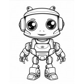Sevimli Robot Boyama Kitabı thumbnail 2