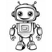 Sevimli Robot Boyama Kitabı thumbnail 3