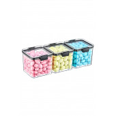 Bilmar Saklama Kilitli Kapları 3 Lü Set Orta 3 X 700 ml - 1