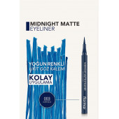 FLORMAR Mat Likit Kalem Eyeliner (LACİVERT) - 5