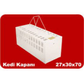 Kedi Canlı Yakalama Kapanı Kafesi Metal Kırılmaz - 2