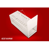 Kedi Canlı Yakalama Kapanı Kafesi Metal Kırılmaz - 3