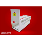 Kedi Canlı Yakalama Kapanı Kafesi Metal Kırılmaz - 4