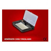 Canlı Fare Kemirgen Yakalama İstasyonu Yapışkan Dahil Plastik Kırılmaz - 1