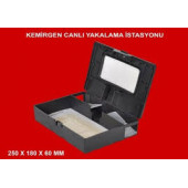 Canlı Fare Kemirgen Yakalama İstasyonu Yapışkan Dahil Plastik Kırılmaz - 3