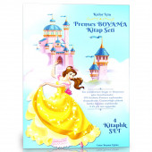 Kızlar İçin Prenses Boyama Kitap Seti (4 Kitap) - 1