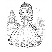 Kızlar İçin Prenses Boyama Kitap Seti (4 Kitap) - 6