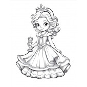 Kızlar İçin Prenses Boyama Kitap Seti (4 Kitap) - 8