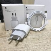 Orjinal Apple iPhone 11 Pro 20W Hızlı Şarj Aleti Seti USB-C MHJE3TU-A + MQGJ2ZM/A (Kablo Dagil) - 2