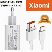 Orjinal Xiaomi Poco F3 / Poco X3 Pro / Poco X3 Nfc Type C MDY11EF Hızlı Şarj cihazı - 1