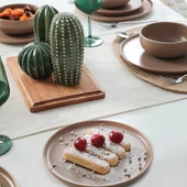 Keramika Nordic Mat Toprak Taupe Yemek Takımı 18 Parça 6 Kişilik 977 - 10