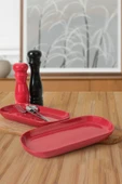 Keramika Kırmızı Noyan Kayık Tabak 2 Adet 28 Cm 506 - 1