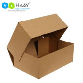 HAAY AMBALAJ 34x26x18 Cm Kraft Kapaklı Kutu (4 Nokta) 10 ADET - 2
