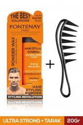 FONTENAY SAÇ ŞEKİLLENDİRİCİ PUDRA TOZ WAX ULTRA STRONG TURUNCU 20GR + ŞEKİL TARAĞI 2Lİ SET thumbnail 1