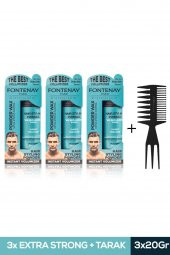 FONTENAY SAÇ ŞEKİLLENDİRİCİ PUDRA TOZ WAX MAT EFFECT MAVI 20GR X3 + ŞEKİL TARAĞI 4LÜ SET thumbnail 1