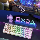 T60 Beyaz Red Switch Türkçe Q Gaming Typ-C Oyuncu Klavyesi thumbnail 5