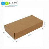 HAAY AMBALAJ 16,5x15x7,5 Cm Kraft Kapaklı Kilitli Kutu (25 ADET) - 3