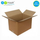 HAAY AMBALAJ 35x25x30 Cm Çift Oluklu A-Box Koli 10 ADET thumbnail 2
