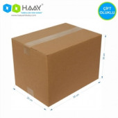 HAAY AMBALAJ 35x25x30 Cm Çift Oluklu A-Box Koli 10 ADET thumbnail 3