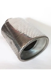 Krom Delikli Oval Içi Dolu Sessiz Egzoz Eksoz Ucu thumbnail 1