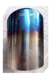 Paslanmaz Yarım Yanık Krom Tekli Egzoz Ucu thumbnail 1