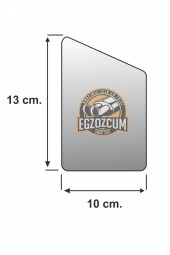 Paslanmaz Yarım Yanık Krom Tekli Egzoz Ucu thumbnail 4