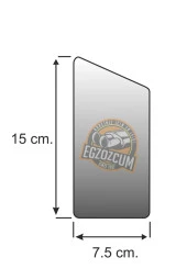 Paslanmaz Yarım Yanık Krom Tekli Egzoz Eksoz Ucu thumbnail 4