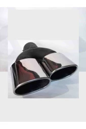 90 Mm Oval Kesik Sağ Egzoz Ucu thumbnail 1