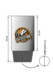 90 Mm Yuvarlak Krom Egzoz Ucu Eksoz thumbnail 4