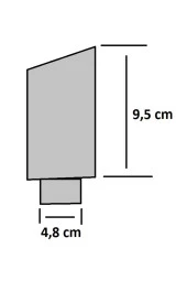 Içi Dolu Yassı Tekli Krom Egzoz Ucu thumbnail 5