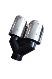 90lık Dışı Tam Krom Sol Çıkış Akrapovic - 1