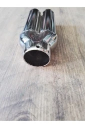 Çifli Nikelaj Her Araca Uyumlu Sessiz Egzoz Ucu thumbnail 1