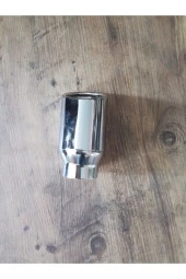 60 Mm. Nikelaj Önü Kesik Egzoz Ucu Eksoz thumbnail 3