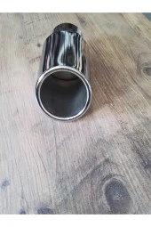 60 Mm. Nikelaj Önü Kesik Egzoz Ucu Eksoz thumbnail 1