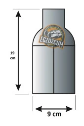 Çifli Nikelaj Her Araca Uyumlu Sessiz Egzoz Ucu thumbnail 5