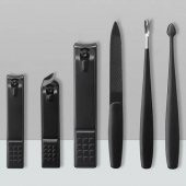 Polham 9 Parça Çantalı Paslanmaz Manikür Seti Pedikür Seti El Ayak Tırnak Makası Seti Manikür set - 4