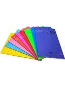 kareli 100 yaprak plastik kapak a4 boy defter - 2