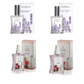 Clean Rose Isparta Gül  ve Lavanta Parfüm Seti 40 ml x 4 (Kadın ve Erkek) - 1