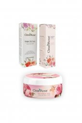 Doğal Gül Suyu 250 ml +Temizleme Köpüğü 200 ml+Yüz Ve Boyun Kremi 125 ml - 1