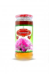 Glikozsuz Cam Kavanoz Gül Reçeli 300 gr 100 Pancar Şekeri, Renkledirici Yok - 1