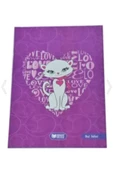 kareli 100 yaprak karton kapak a4 boy defter - 1
