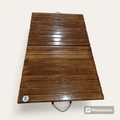 Katlanabilir Ahşap Yer Sofrası Masası 80x120x35 - Organizasyon Masası - 4