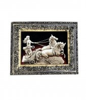 Olimpiyatlarda Yarışan Romalı Güzel Kadın Temalı Halı Tablo 95x75cm - İran Tebriz Halı Kilim Tablo (Model B) - 1
