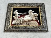 Olimpiyatlarda Yarışan Romalı Güzel Kadın Temalı Halı Tablo 95x75cm - İran Tebriz Halı Kilim Tablo (Model B) - 2